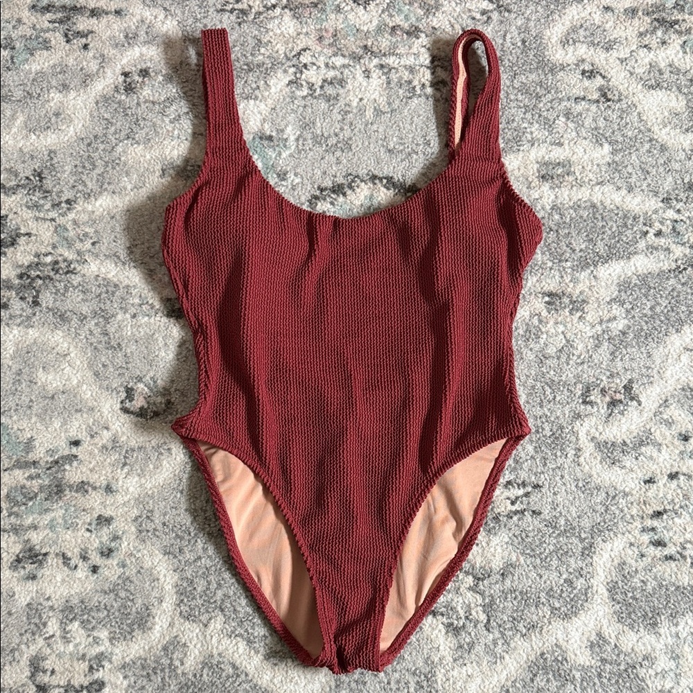 J. Crew Crinkle One Piece Bathing Suit